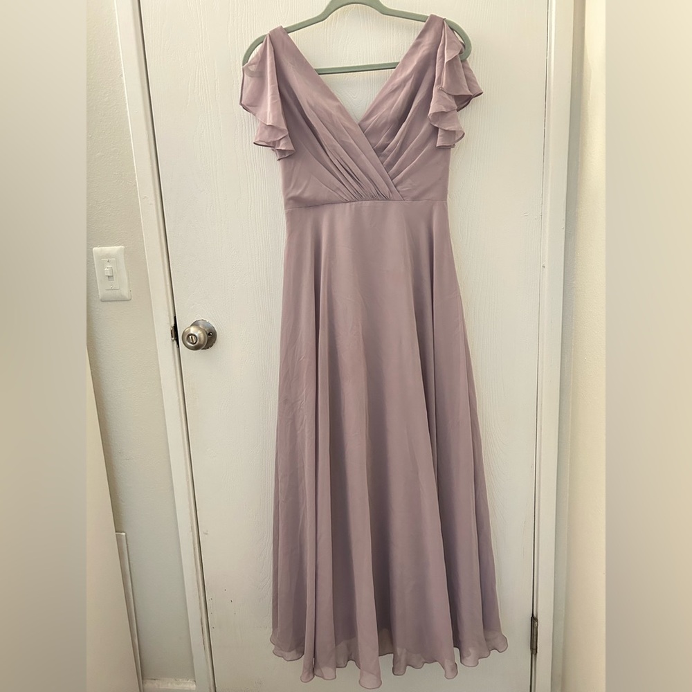 Maxi dress with Flutter Sleeves